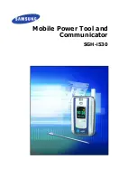 Предварительный просмотр 1 страницы Samsung SGH-I530 Manual