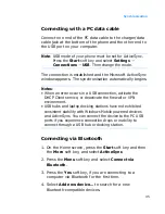 Preview for 45 page of Samsung SGH-i600 User Manual