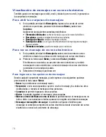 Preview for 76 page of Samsung SGH-I617 Manual Del Usuario