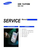 Samsung SGH-i700 Series Service Manual preview