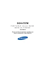 Samsung SGH-i757M User Manual preview