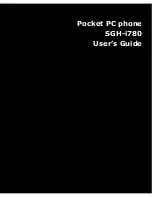 Samsung SGH-I780 User Manual preview