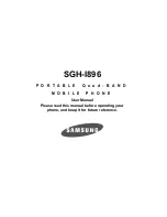 Samsung SGH-I896 User Manual preview