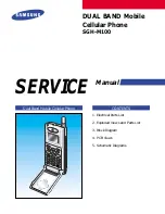 Samsung SGH-M100 Service Manual предпросмотр