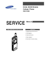 Предварительный просмотр 1 страницы Samsung SGH-N288 Service Manual