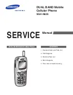 Предварительный просмотр 1 страницы Samsung SGH-N628 Service Manual