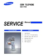 Предварительный просмотр 1 страницы Samsung SGH-P730 Service Manual