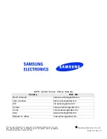 Предварительный просмотр 100 страницы Samsung SGH-P960 Service Manual