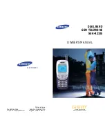 Предварительный просмотр 2 страницы Samsung SGH-R210 Owner'S Manual