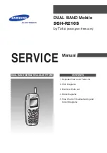 Preview for 1 page of Samsung SGH-R210S Service Manual