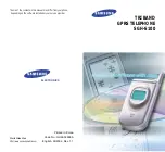 Samsung SGH-S100 Manual preview