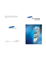 Preview for 1 page of Samsung SGH-S341 (Dutch) Manual