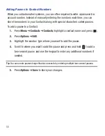 Preview for 54 page of Samsung SGH-S390G User Manual