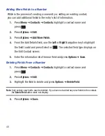 Preview for 52 page of Samsung SGH-S425G User Manual