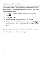 Preview for 54 page of Samsung SGH-S425G User Manual