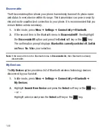 Preview for 112 page of Samsung SGH-S425G User Manual