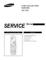 Preview for 1 page of Samsung SGH-T208 Service Manual