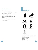 Предварительный просмотр 6 страницы Samsung SGH-T208 User Manual