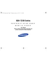 Samsung SGH-T259 Series User Manual preview