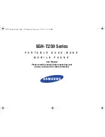 Предварительный просмотр 1 страницы Samsung SGH-T259 Series User Manual