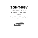 Samsung SGH-T469V User Manual preview