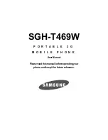 Samsung SGH-T469W User Manual preview