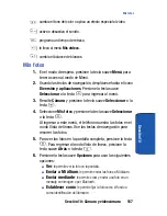 Предварительный просмотр 161 страницы Samsung SGH-T619 (Spanish) Manual Del Usuario