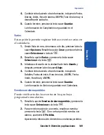 Предварительный просмотр 153 страницы Samsung SGH-T629 (Spanish) Manual Del Usuario