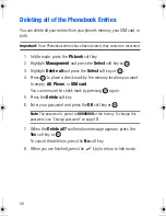 Preview for 58 page of Samsung SGH T719 User Manual