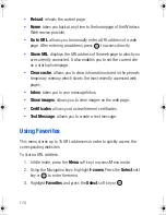 Preview for 174 page of Samsung SGH T719 User Manual