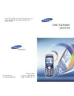 Preview for 1 page of Samsung SGH-X108 Manual