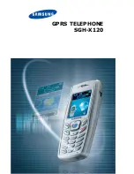 Предварительный просмотр 2 страницы Samsung SGH-X120 User Manual