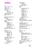 Предварительный просмотр 213 страницы Samsung SGH x427m User Manual