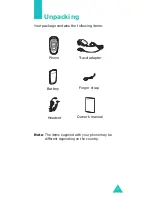 Preview for 10 page of Samsung SGH-X468 Manual