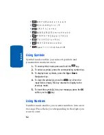 Preview for 56 page of Samsung SGH-x506 Series User Manual