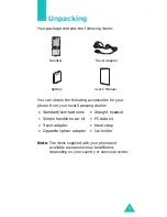 Preview for 10 page of Samsung SGH-X610 User Manual