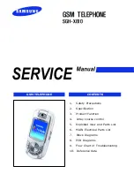 Preview for 1 page of Samsung SGH-X810 Service Manual
