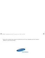 Samsung SGH-Z105 User Manual preview