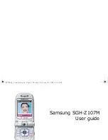 Preview for 2 page of Samsung SGH-Z107M User Manual