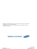 Предварительный просмотр 1 страницы Samsung SGH-Z220 User Manual