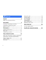 Предварительный просмотр 6 страницы Samsung SGH-Z240 User Manual