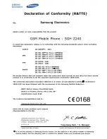 Предварительный просмотр 39 страницы Samsung SGH-Z240 User Manual