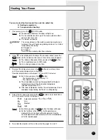 Preview for 11 page of Samsung SH05ZZ8/SEK Owner'S Instructions Manual