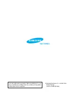 Предварительный просмотр 46 страницы Samsung SH07APG Service Manual