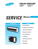 Preview for 1 page of Samsung SH07AWH Service Manual