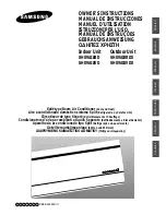 Samsung SH09AI8RD Owner'S Instructions Manual preview