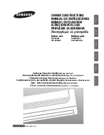 Preview for 1 page of Samsung SH09ZW8 Owner'S Instructions Manual