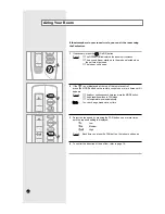 Предварительный просмотр 14 страницы Samsung SH12UA1 Owner'S Instructions Manual