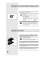 Preview for 22 page of Samsung SH12UA1 Owner'S Instructions Manual