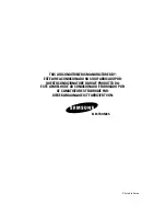 Preview for 24 page of Samsung SH12UA1 Owner'S Instructions Manual